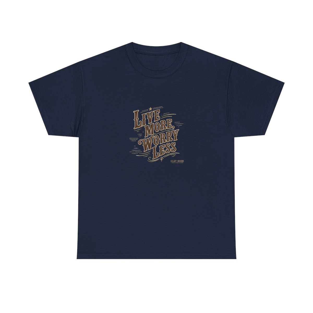 Riley Green "Live More, Worry Less" Unisex Tee - alternate angle 3, merchandise
