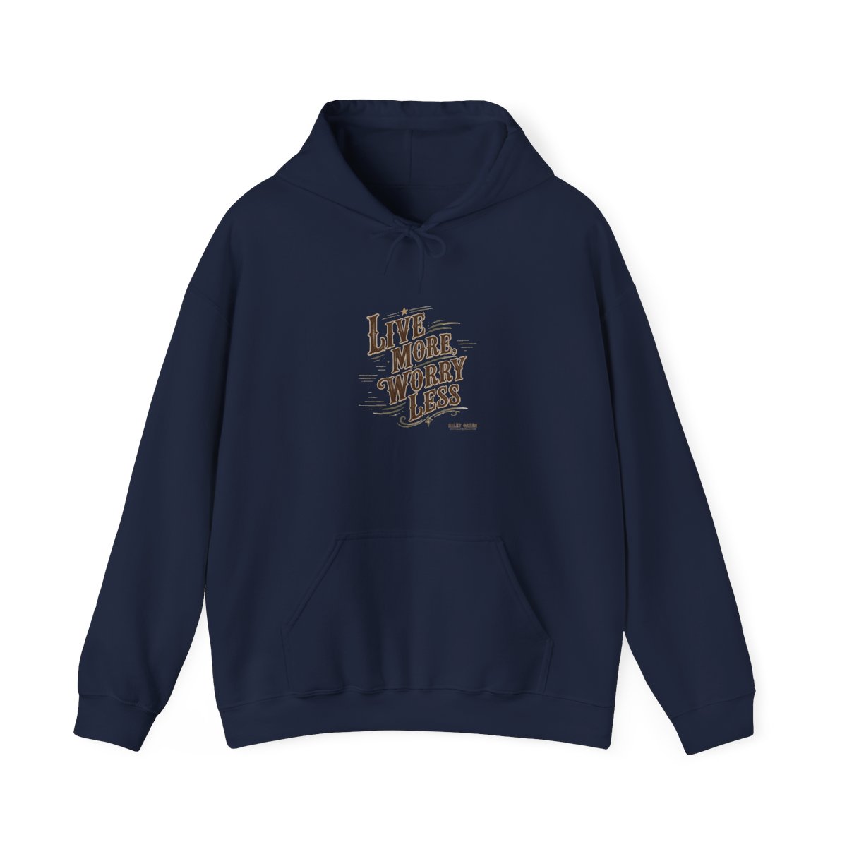 Riley Green "Live More, Worry Less" Hoodie - alternate angle 2, merchandise