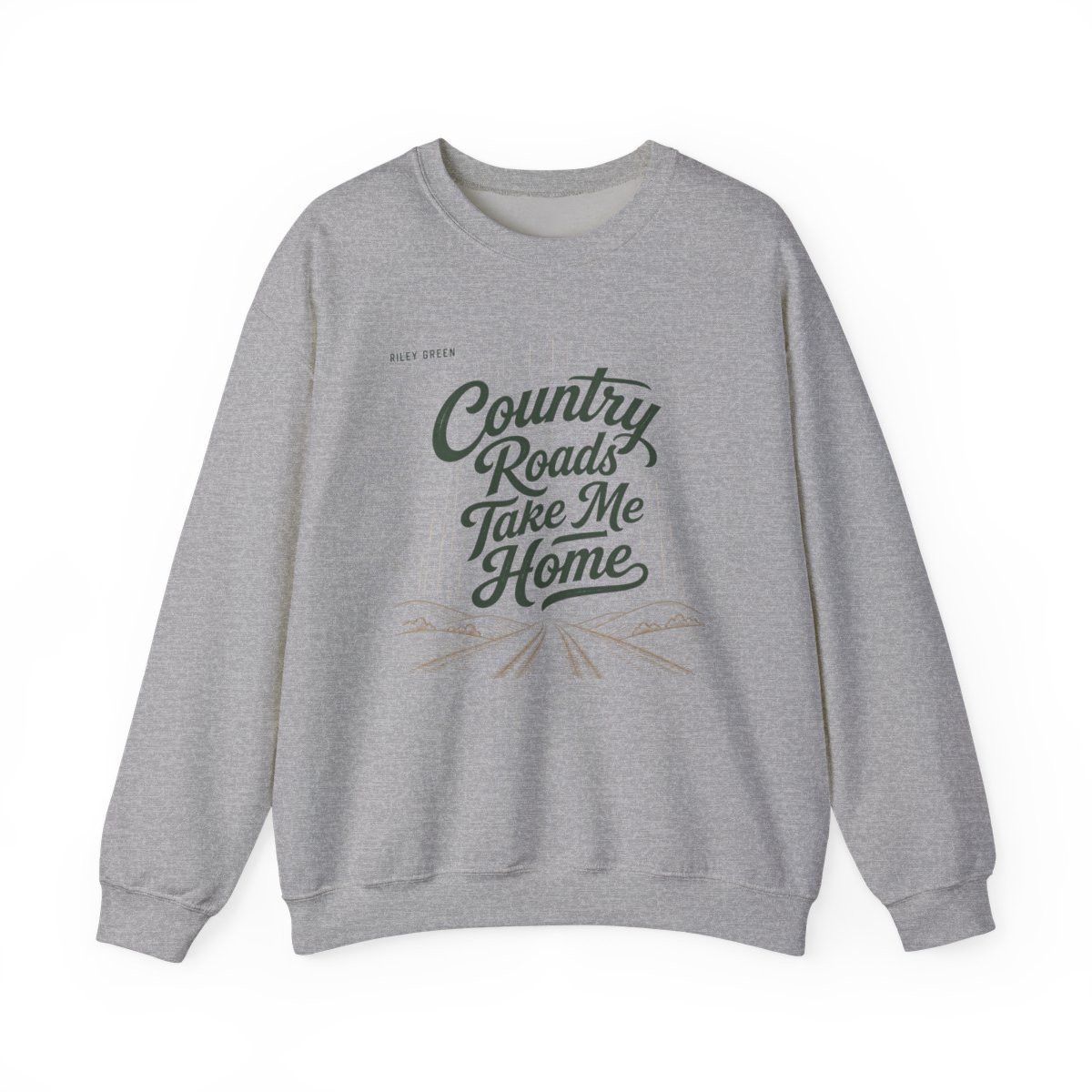 Riley Green "Country Roads Take Me Home" Crewneck - alternate angle 2, merchandise