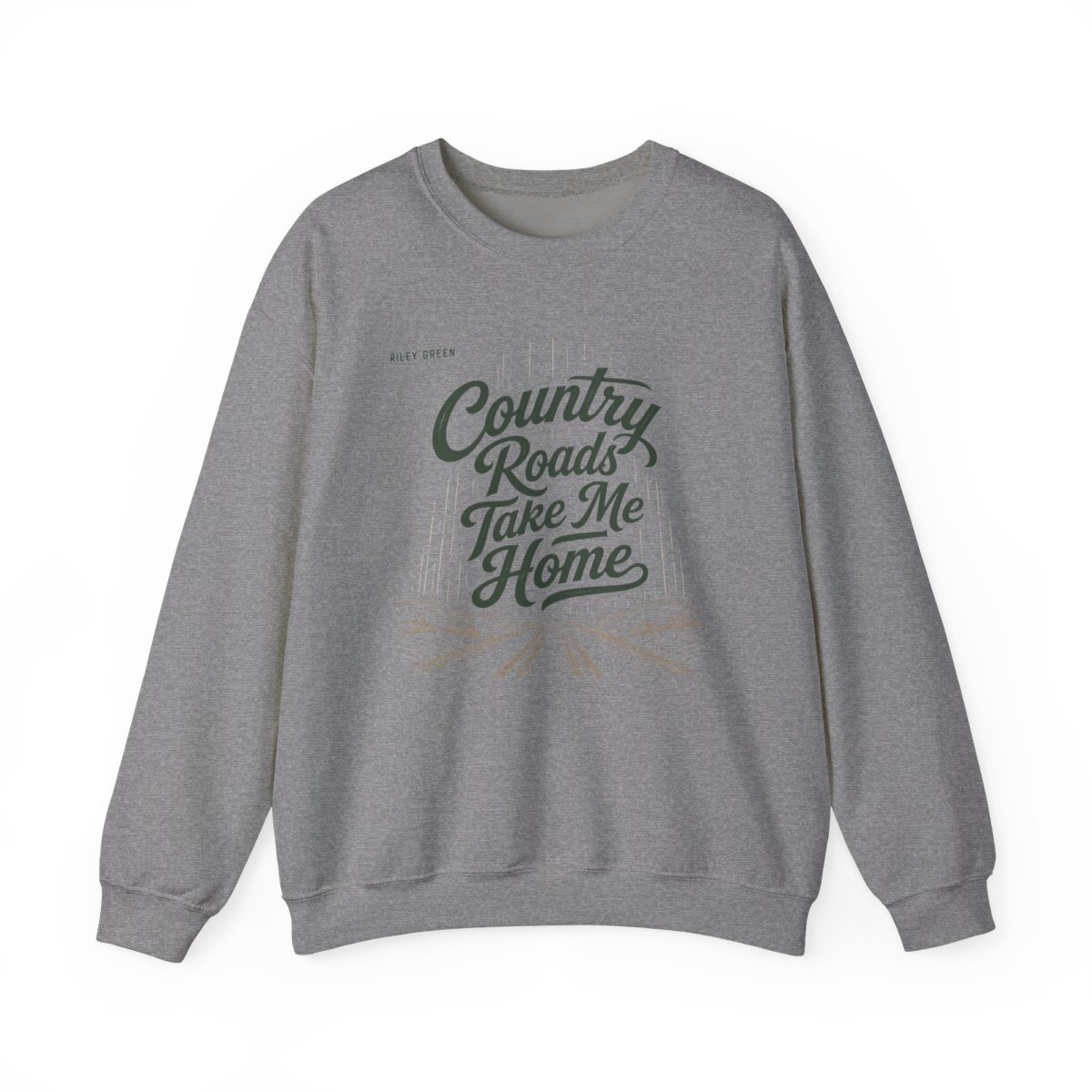 Riley Green "Country Roads Take Me Home" Crewneck - alternate angle 3, merchandise