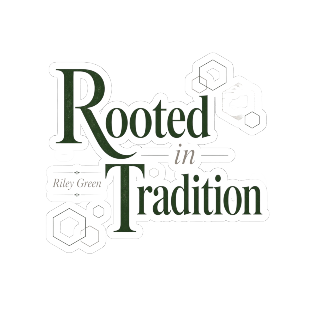 Riley Green "Rooted in Tradition" Sticker - Official Stickers merchandise