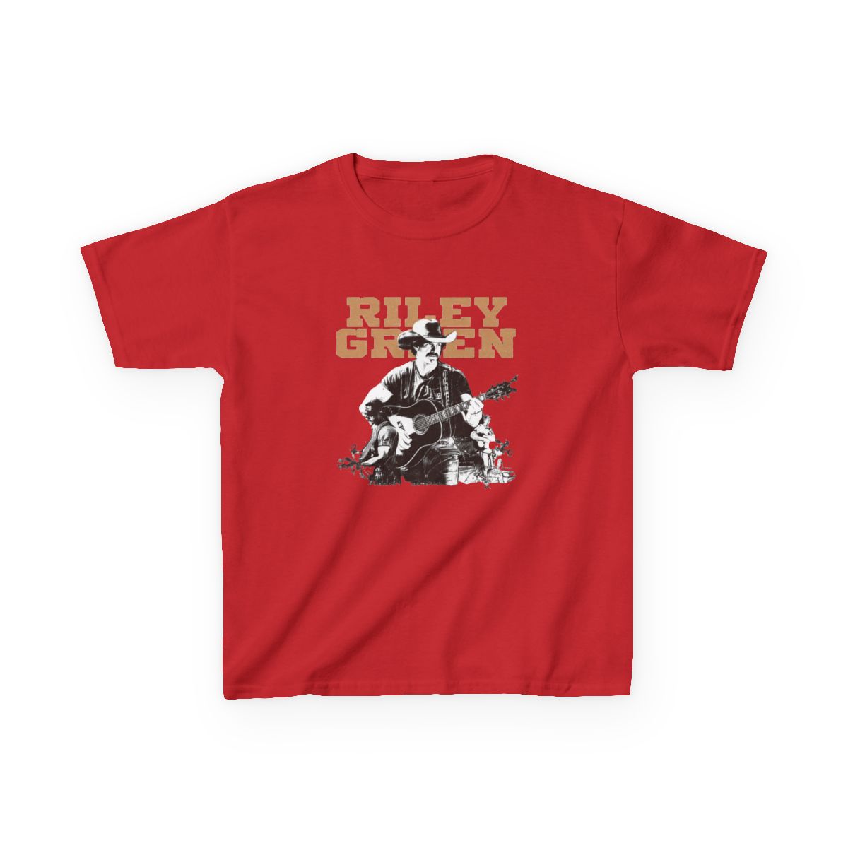 riley green merch Kids T-Shirt - alternate angle 3, merchandise