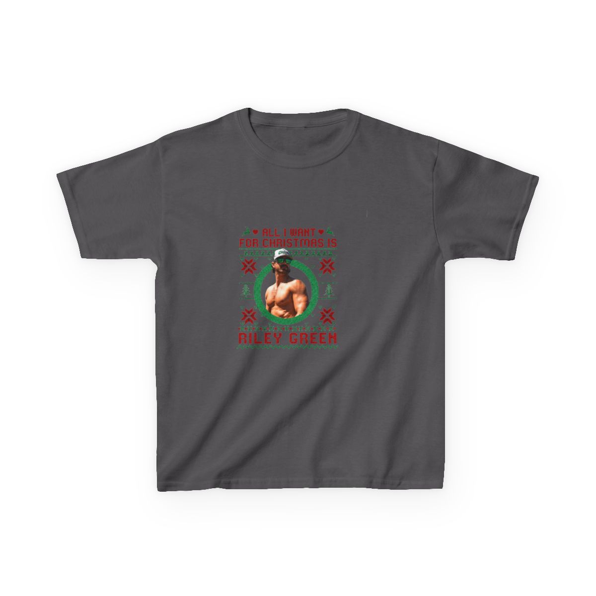 All I Want For Christmas Is Riley Green Kids T-Shirt - Official T-Shirts merchandise